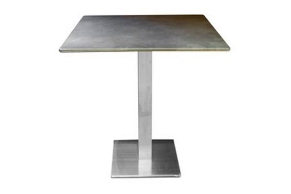 Tisch Bistro 1 rost 80x80
