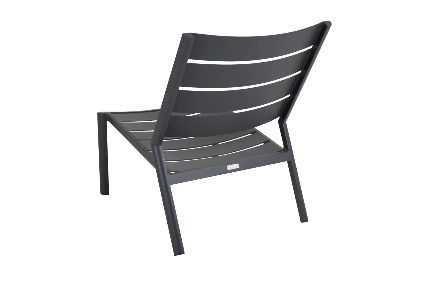 Sessel Delia anthrazit, ohne Armlehnen, stapelbar, Kissen...