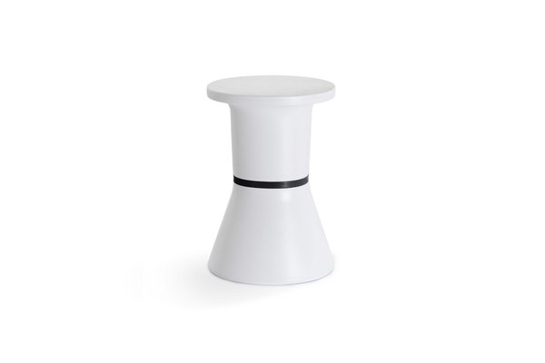 Hocker, weiß, konisch, Barhocker, minimalistisch