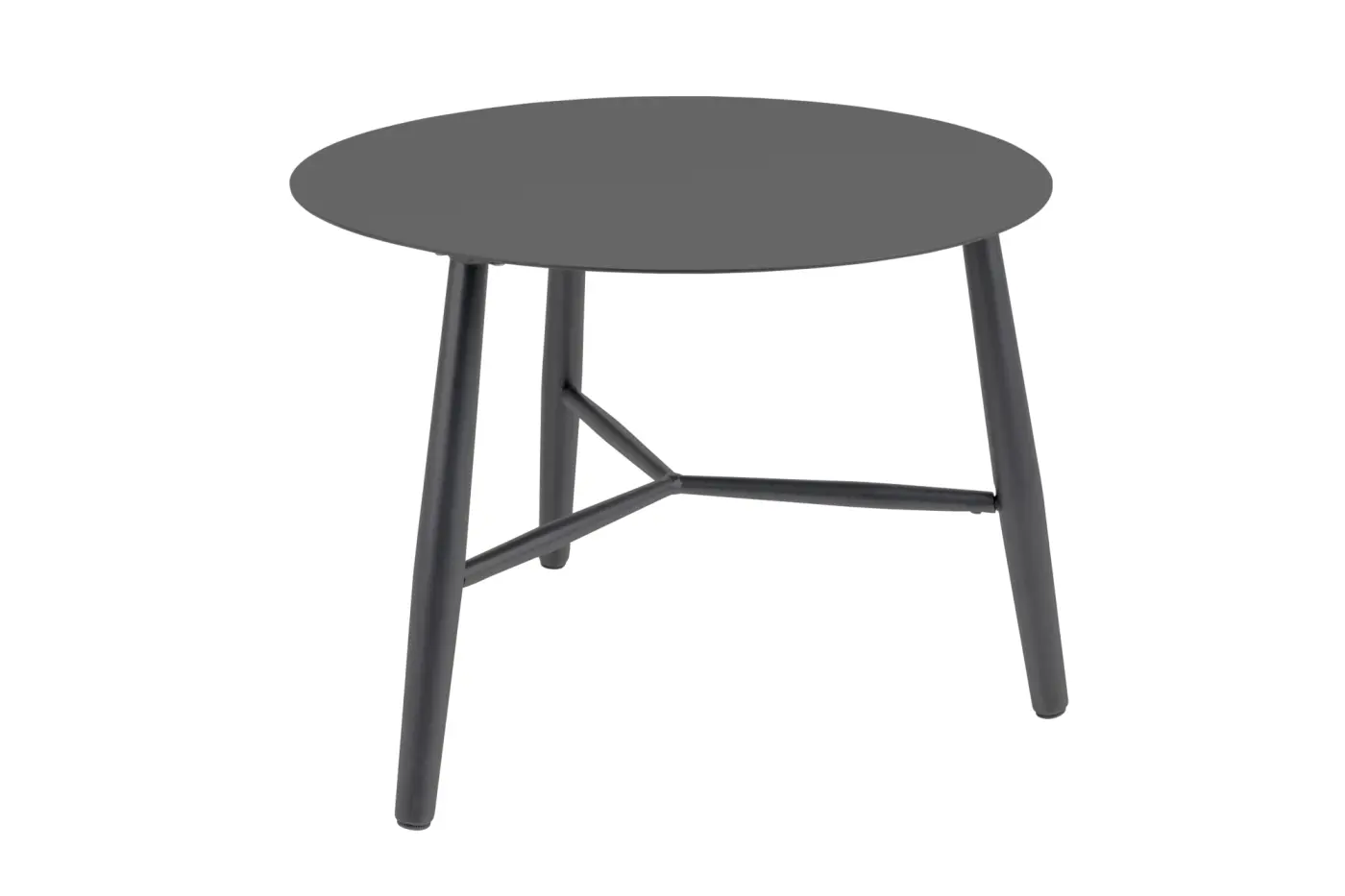 Beistelltisch Vannes grau, Aluminium