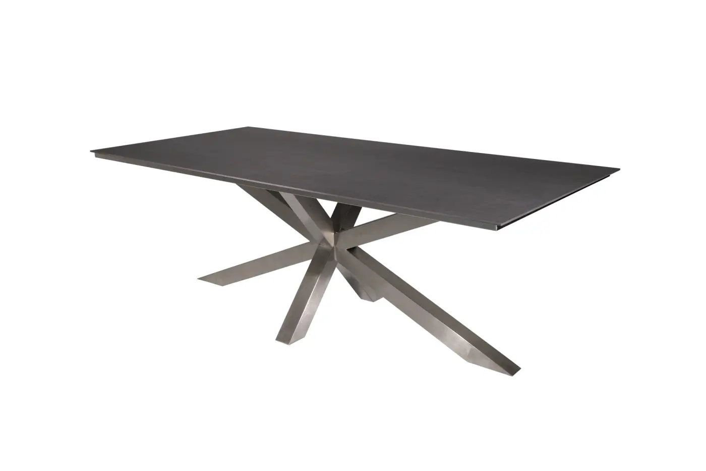 Gartentisch Monaco XX-Fuss, Edelstahl,  210x100 cm,  Kera...