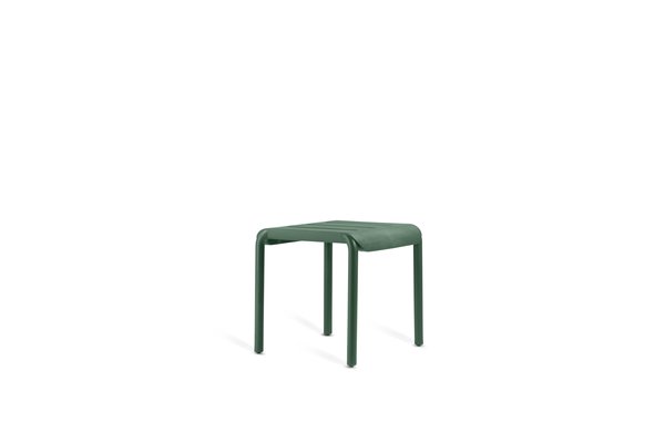 Hocker, Grün, vierbeinig, gepolstert, modern
