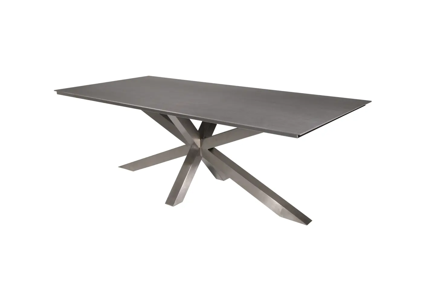 Gartentisch Monaco XX-Fuss Keramik grau