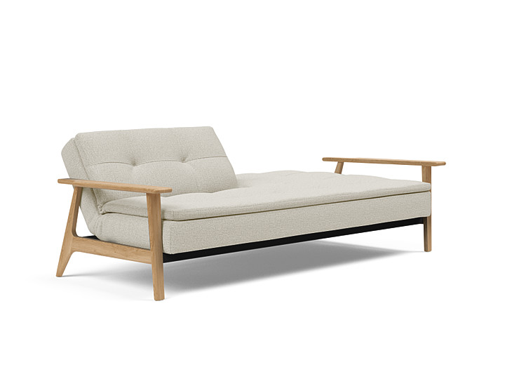 Sofa, Couchtisch?, holzrahmen, beige, Zweisitzer