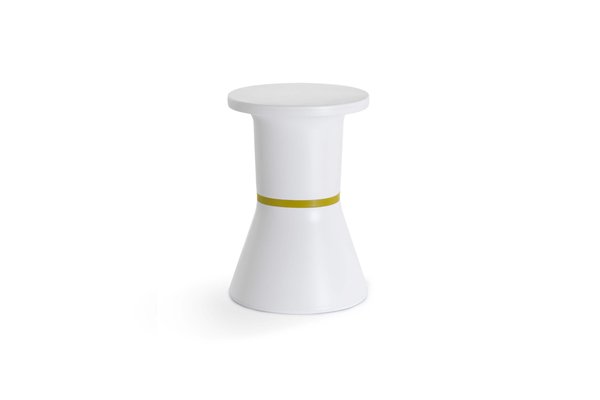 hocker, hockerchen, kleiner tisch, weiß, goldener akzent