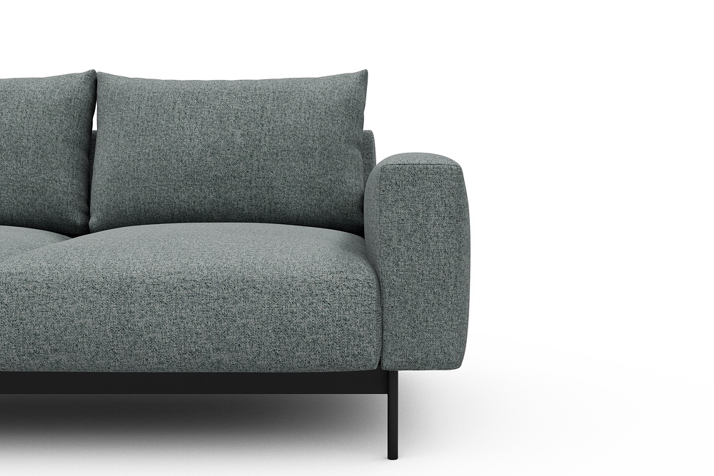 sofa, couch, armrest, Leder?, blue-gray