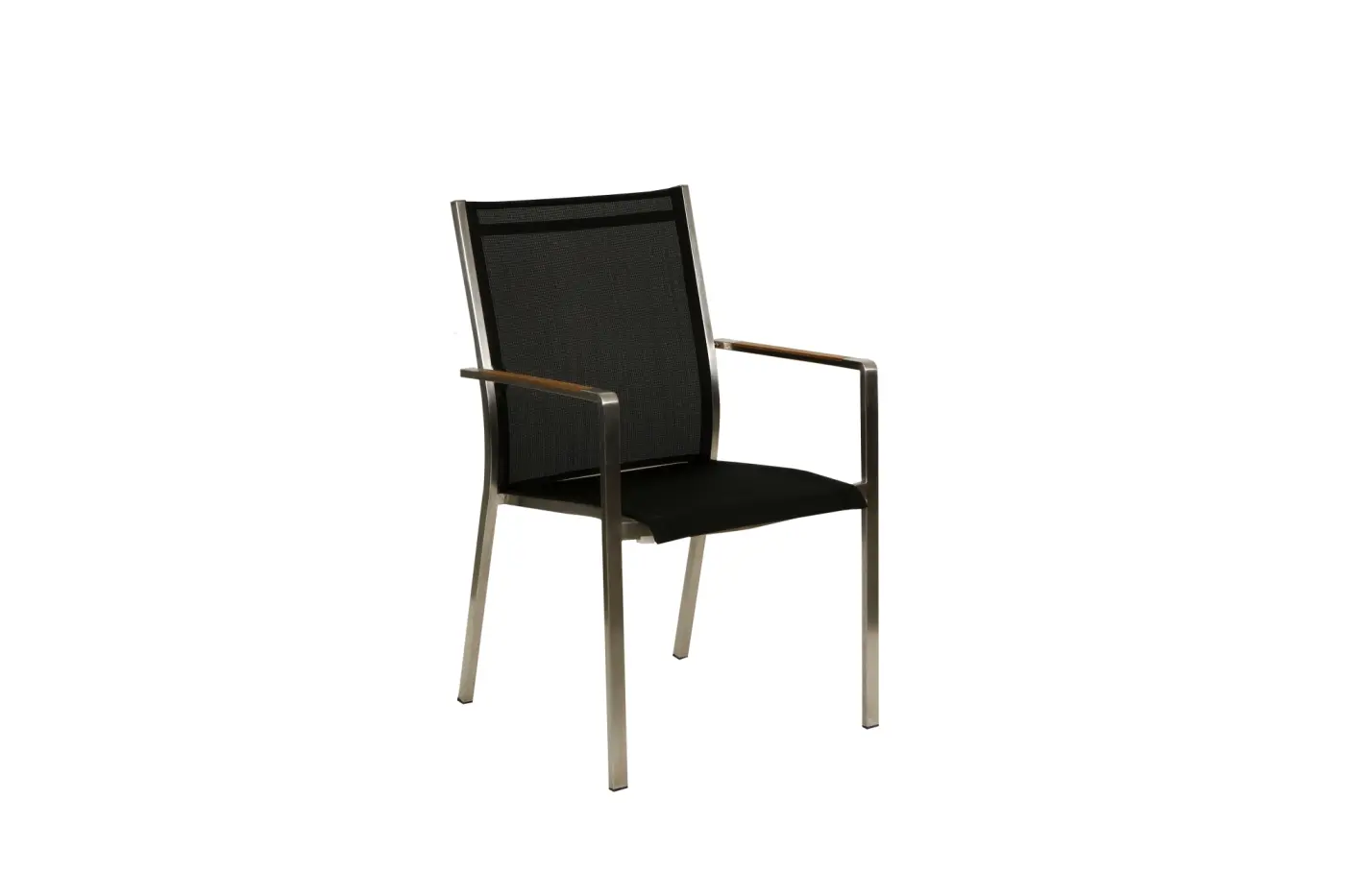 Gartenstuhl Florio II mit Teak-Armlehnen