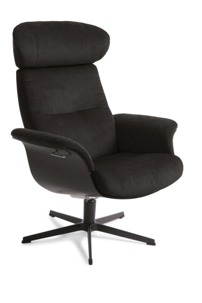 Sessel, Schreibtischstuhl, Polsterstuhl, Drehstuhl, Schwarz